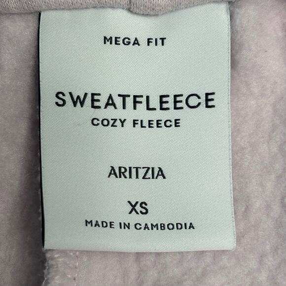 Aritzia Women's Size XS Cozy Sweatfleece Mega Jogger Pink - Picture 6 of 7